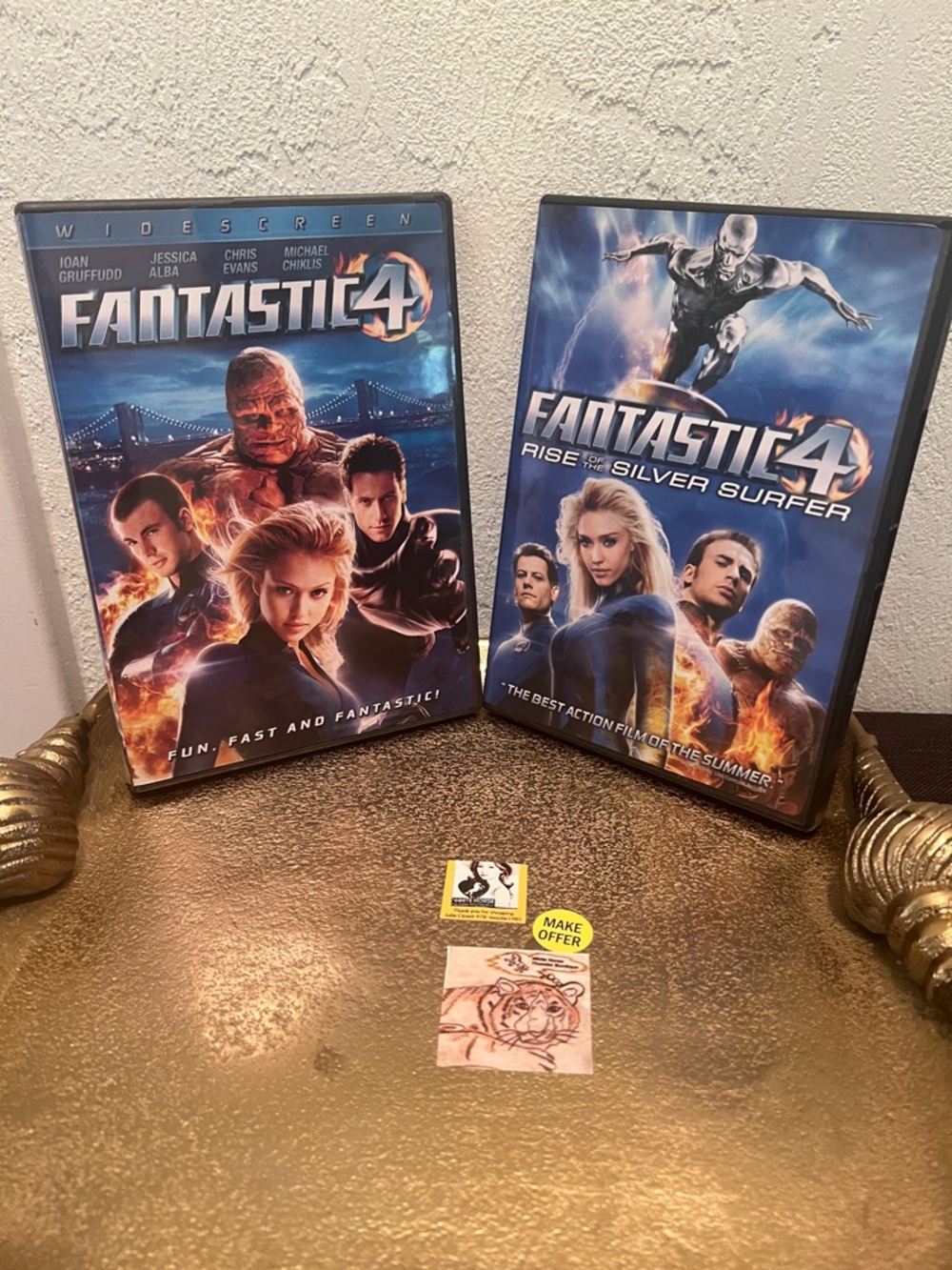 #1811**Fantastic 4: 2-Movie Collection (Black/Orange) - Picture 3 of 11